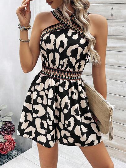 Elegant Halter Neck Jumpsuit