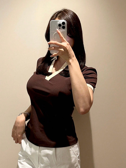 Polo Neck Tee