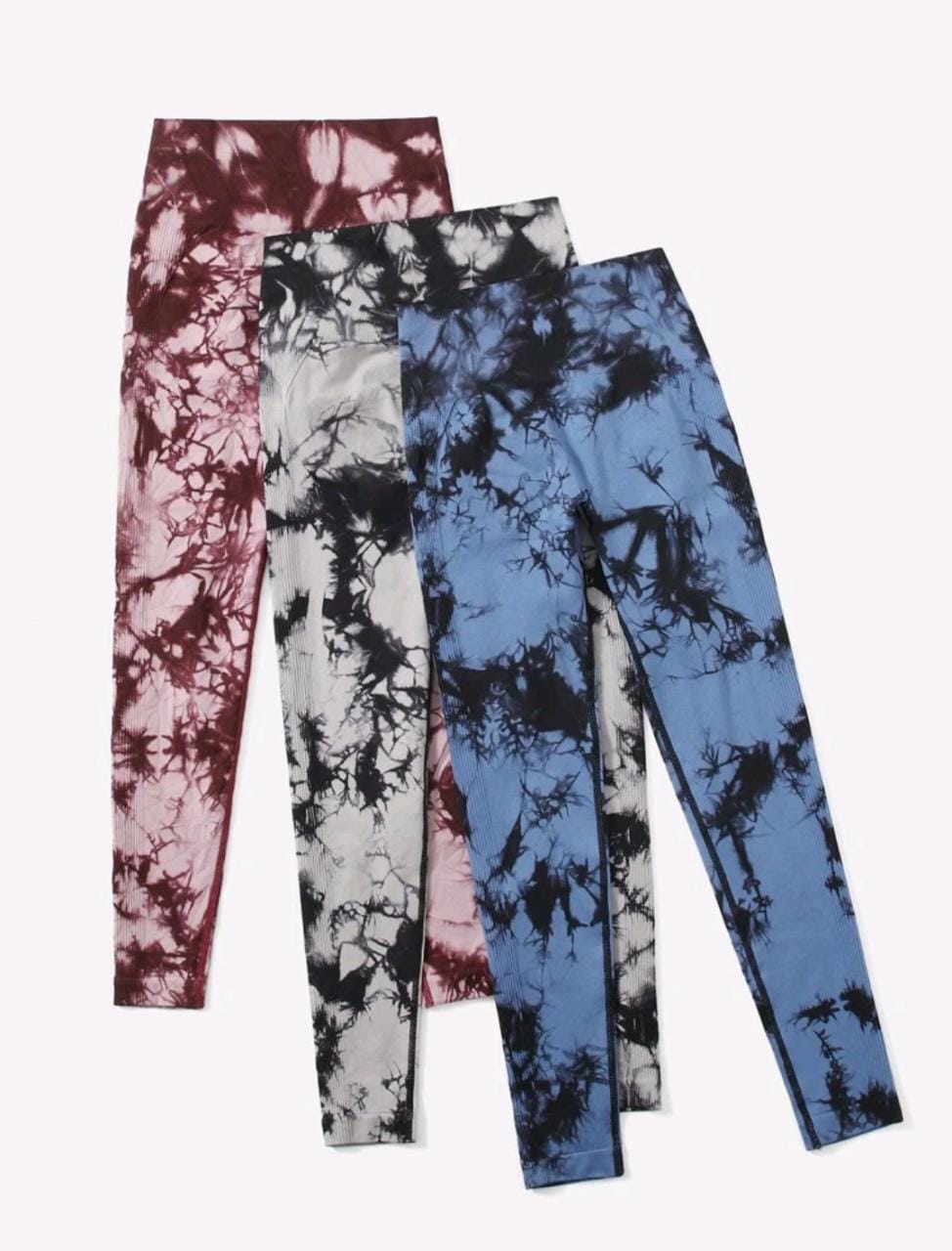 Top-stitching Wideband Waist Sports Leggings