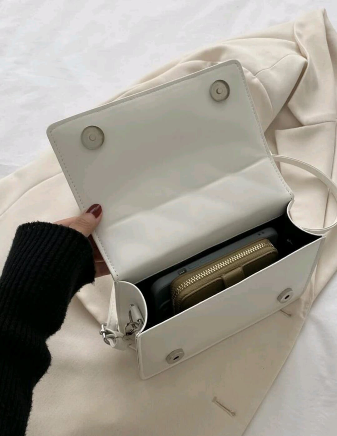 Mini Quilted Flap Square Bag