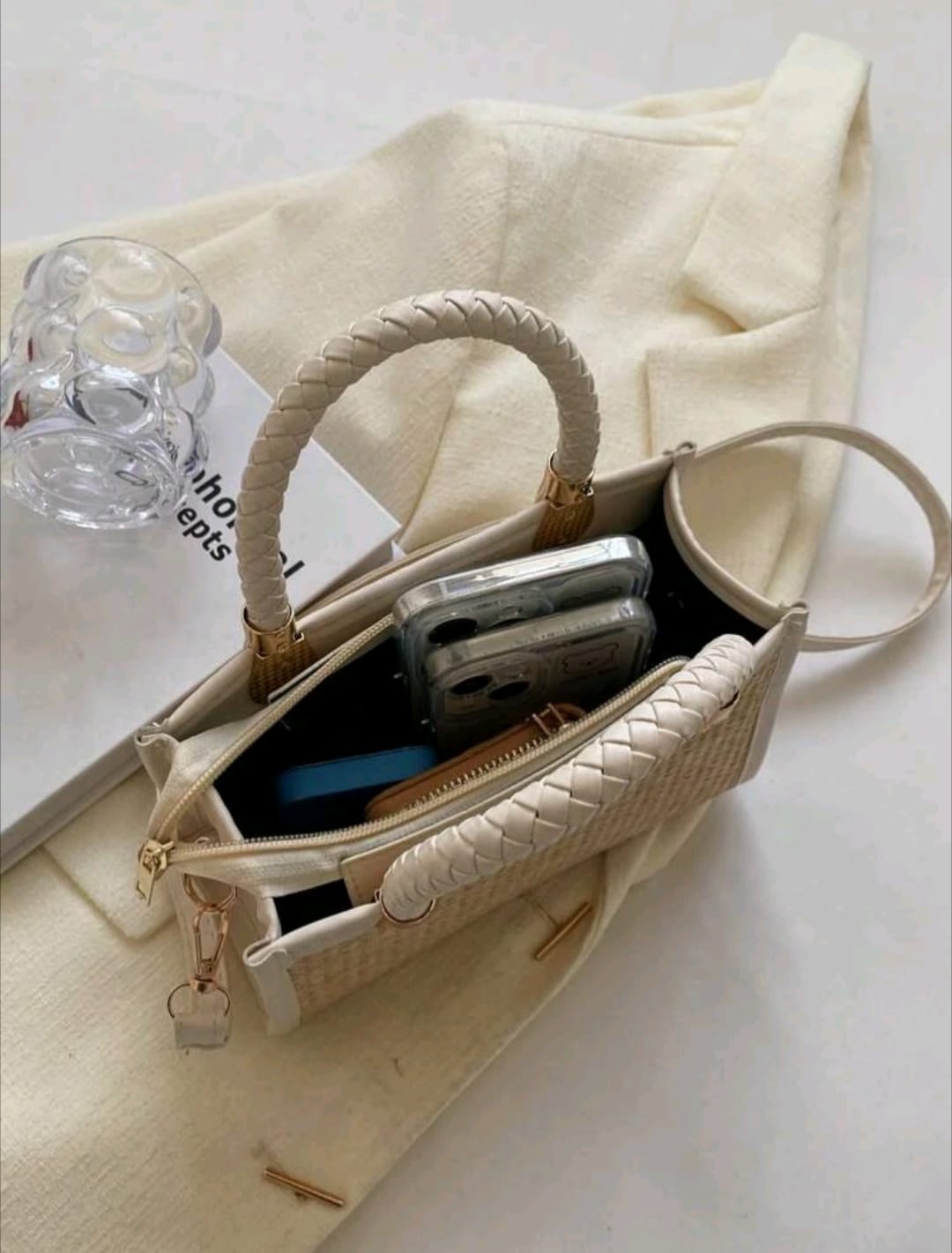 Mini Straw Bag Braided