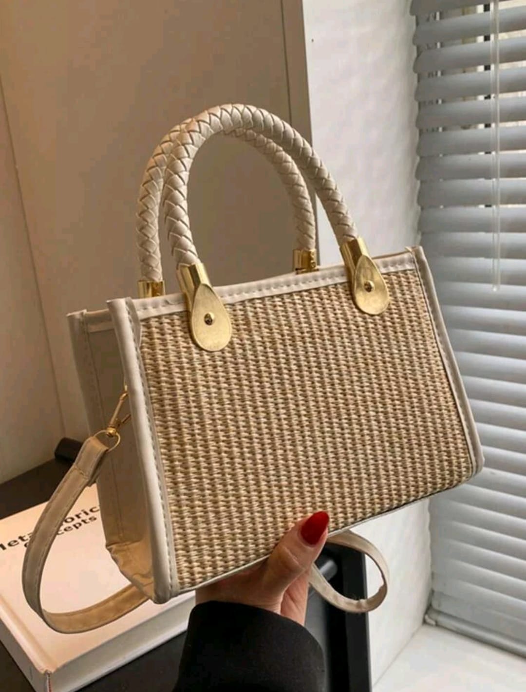 Mini Straw Bag Braided