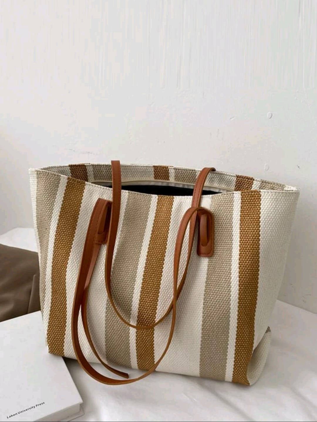 Casual Zipper Shopping Bag