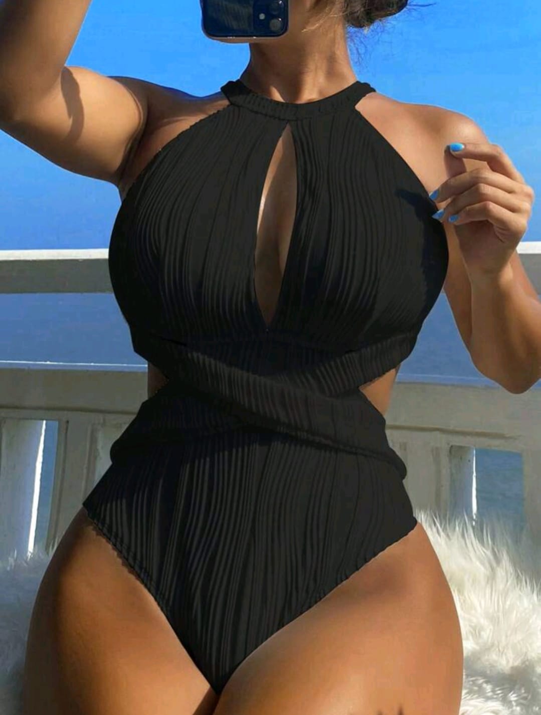 Cut Out One Piece Swimsuit
