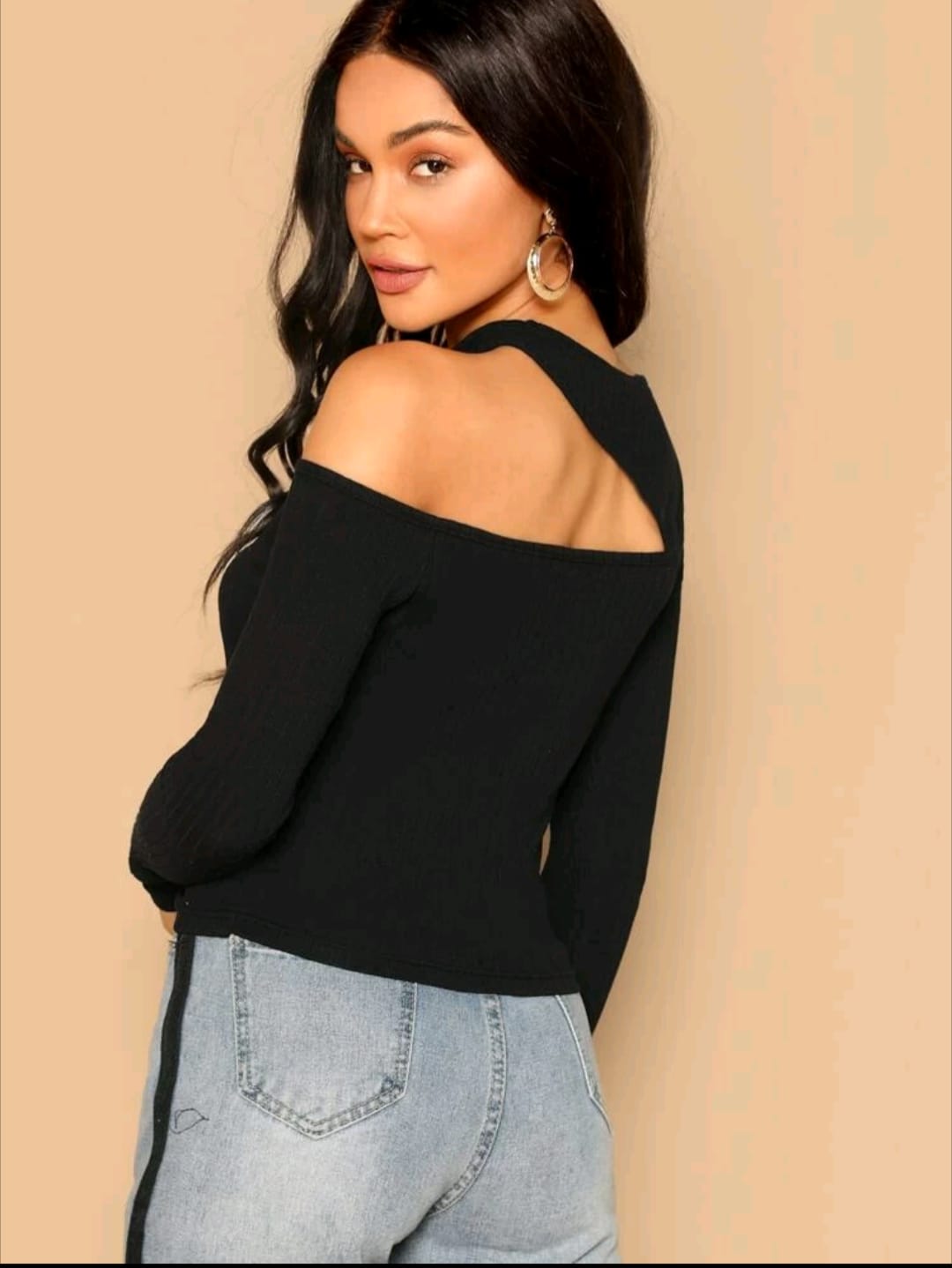 Asymmetrical Neck Top