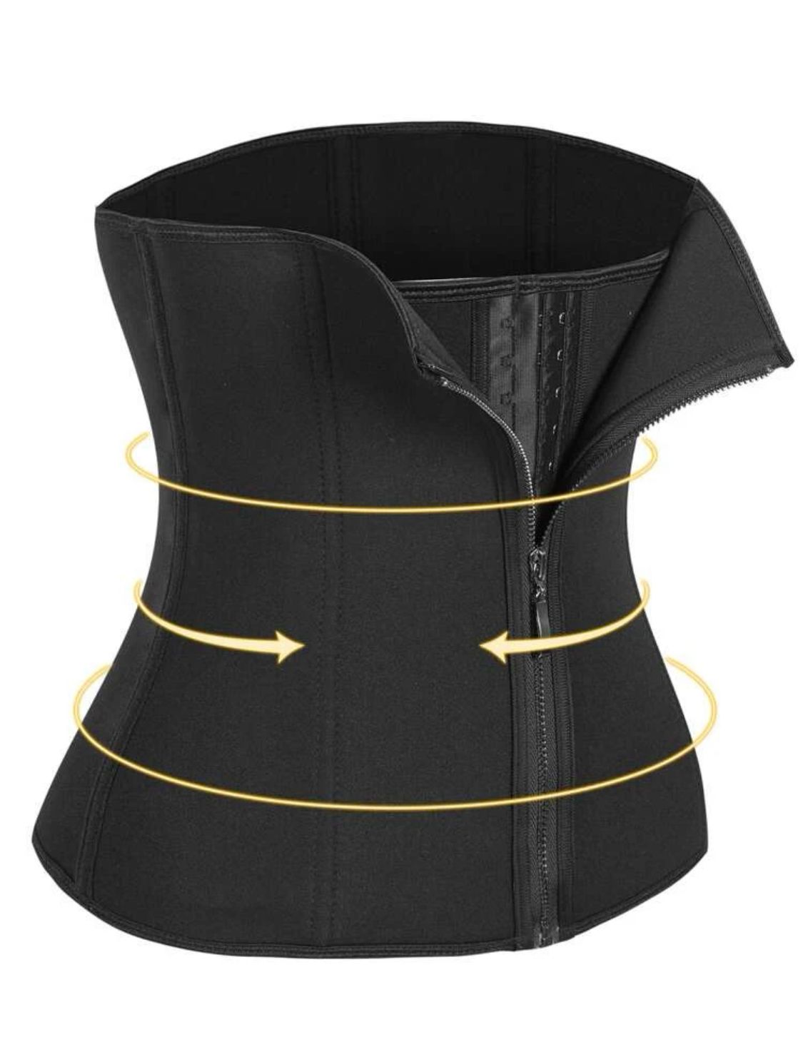 Waist Trainer With Hook And Eye Underbust Shapewear Waistband