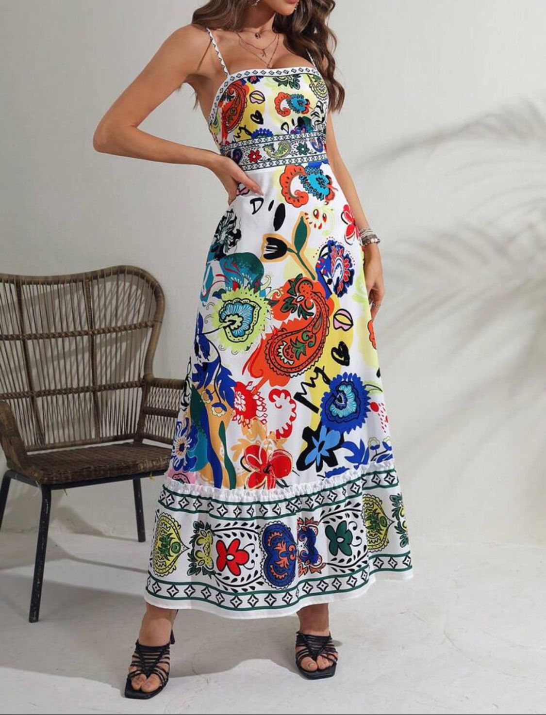 Floral Print Cami Dress