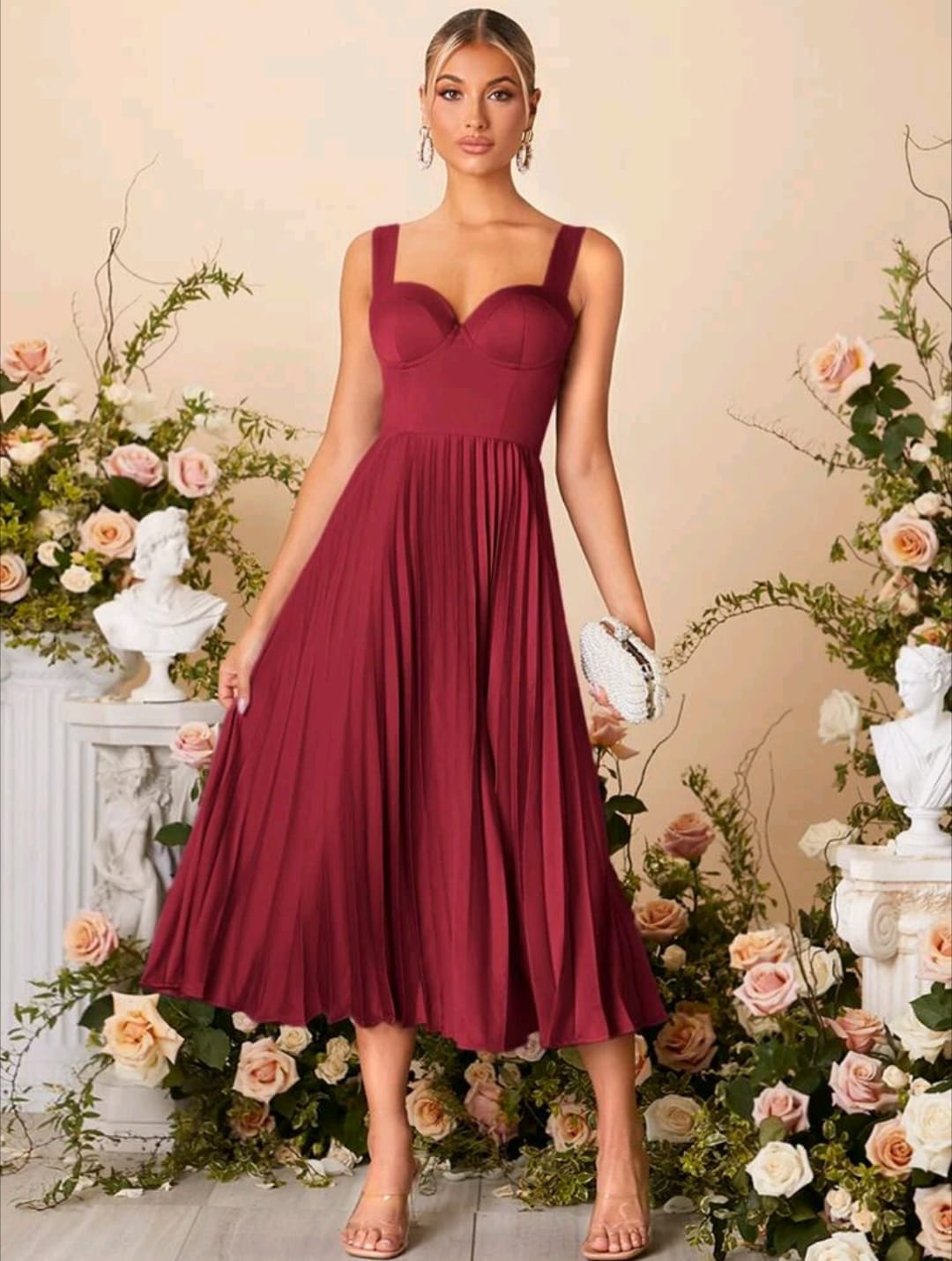 Bustier Cami Bridesmaid Dress