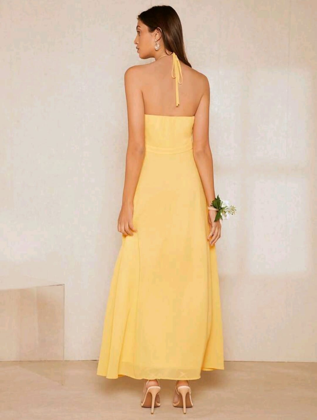 Halter Bridesmaid Dress