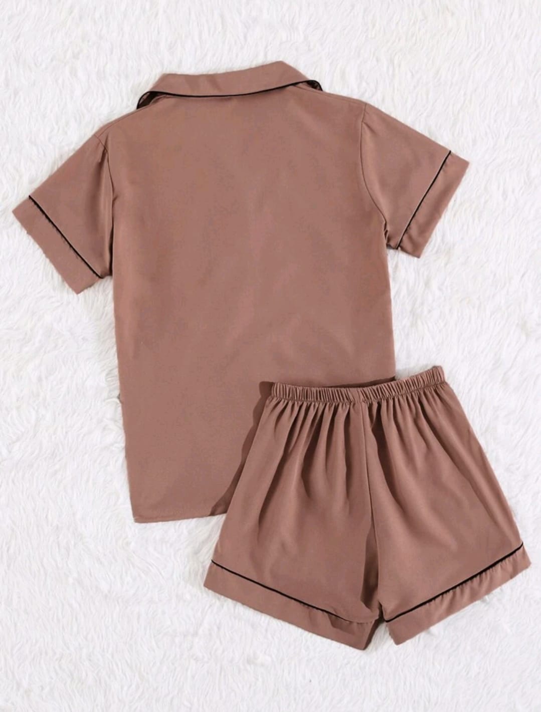 Contrast Binding Button Front Night Set
