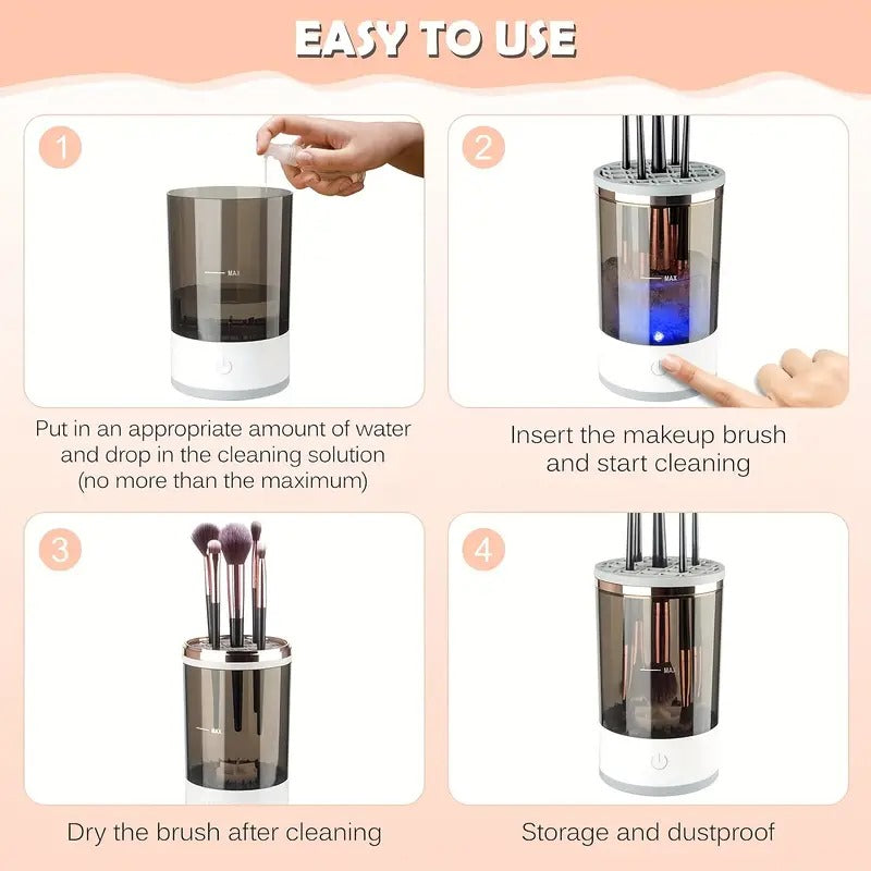 Electronic Makeup Brush Cleaner