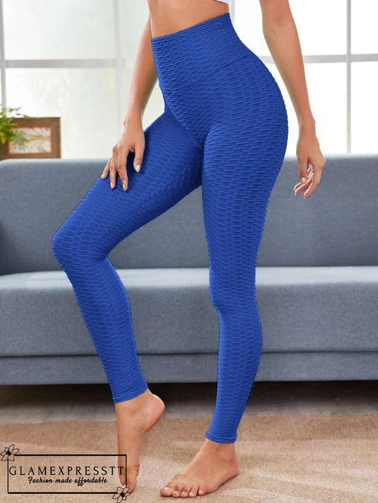 Royal Blue Anti-Cellulite Leggings