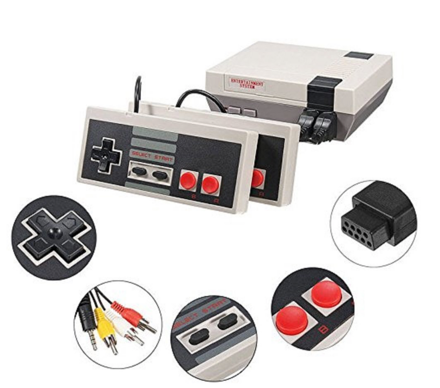 Mini Retro 8Bit Game Console Like NES Classic With 620 Games Built-In