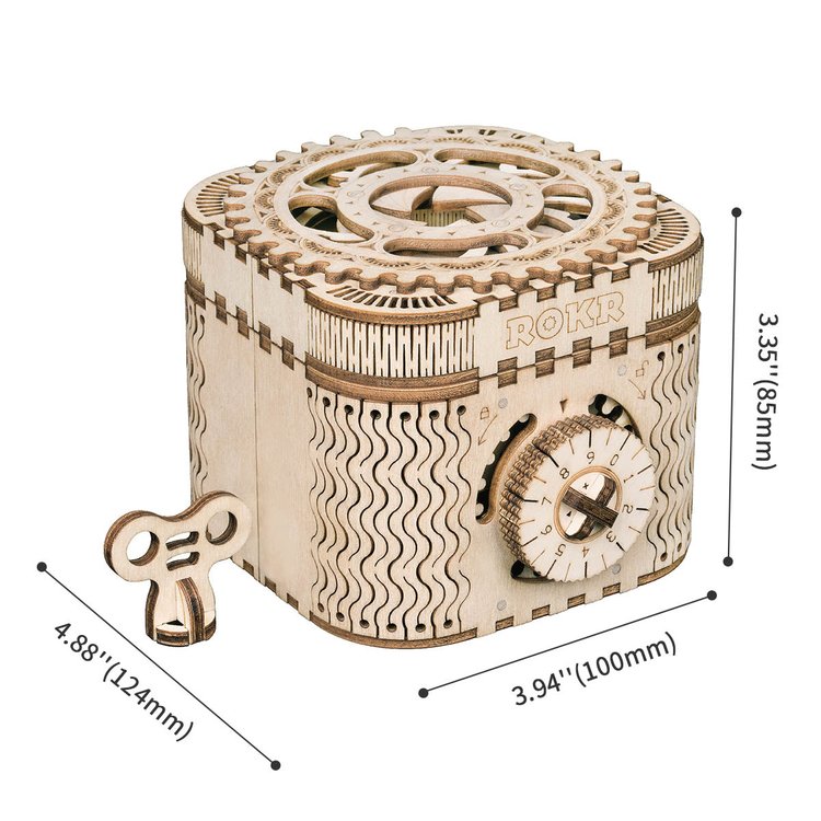 ROBOTIME 3D PUZZLE TREASURE BOX