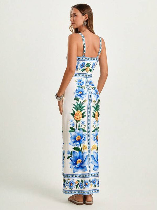 Women's Tropical Print Dress
