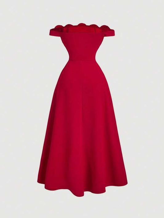 3D Floral Decor Dress