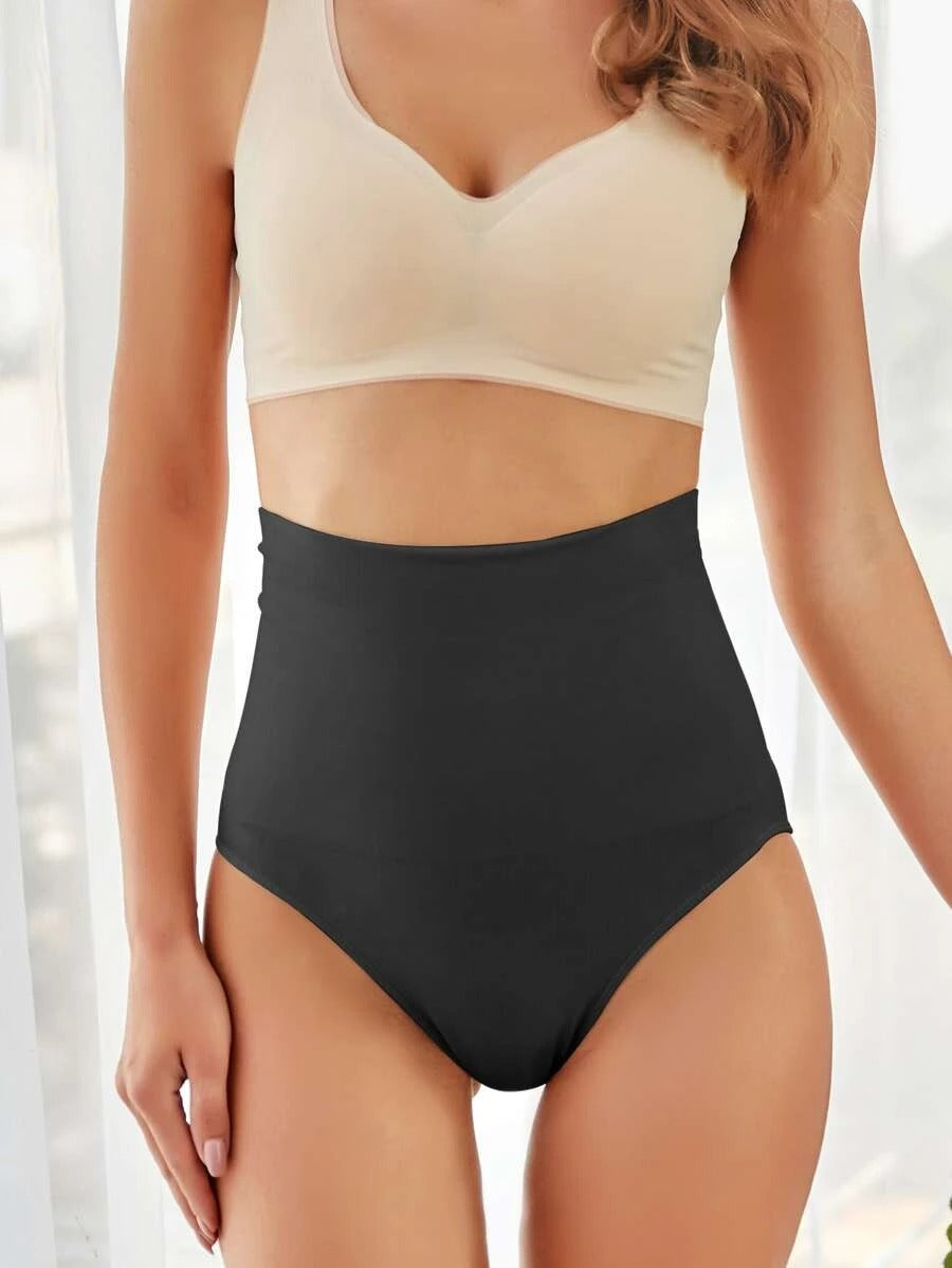 Solid Super High Waist Panty
